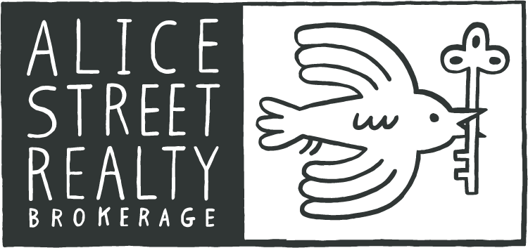 Alice Street Realty branding logo - charcoal version